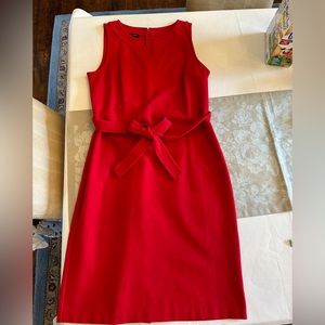 Talbots red dress size 10